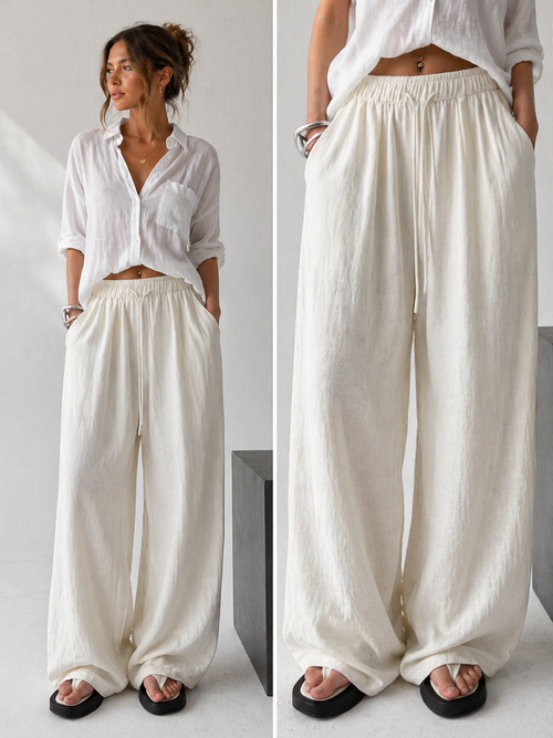 Pantalons larges pour femmes
